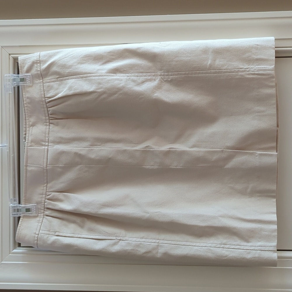 Talbot's cream skirt